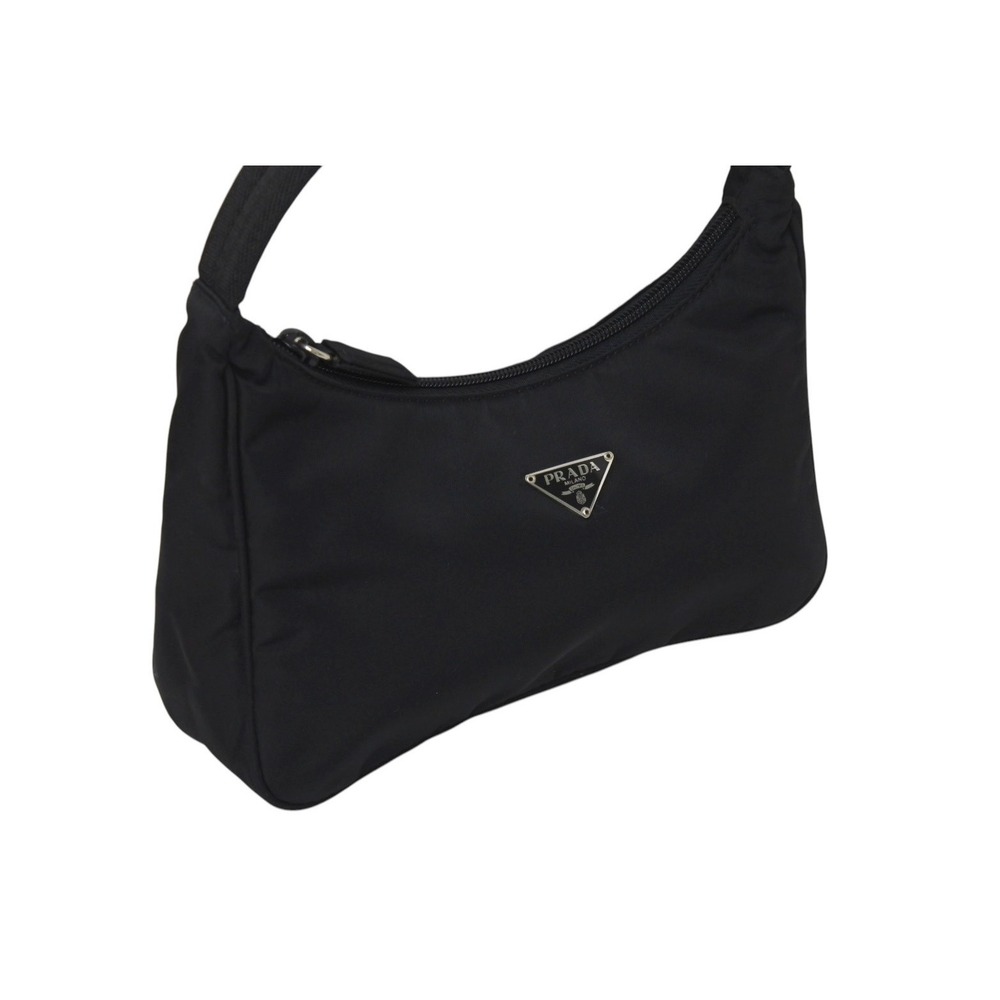 Prada handbag Shoulder Hobo One triangle logo bag black Hobo - Picture 4 of 10